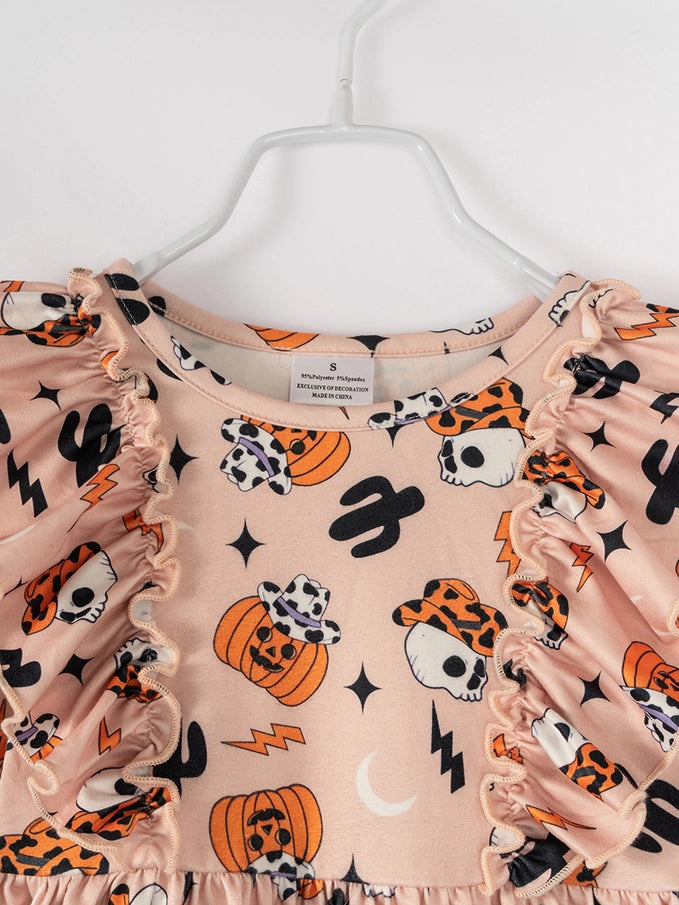 Girls Halloween Twirl Dress